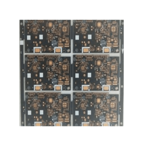 4-layer through-hole PCB with cap plating (wearable device)